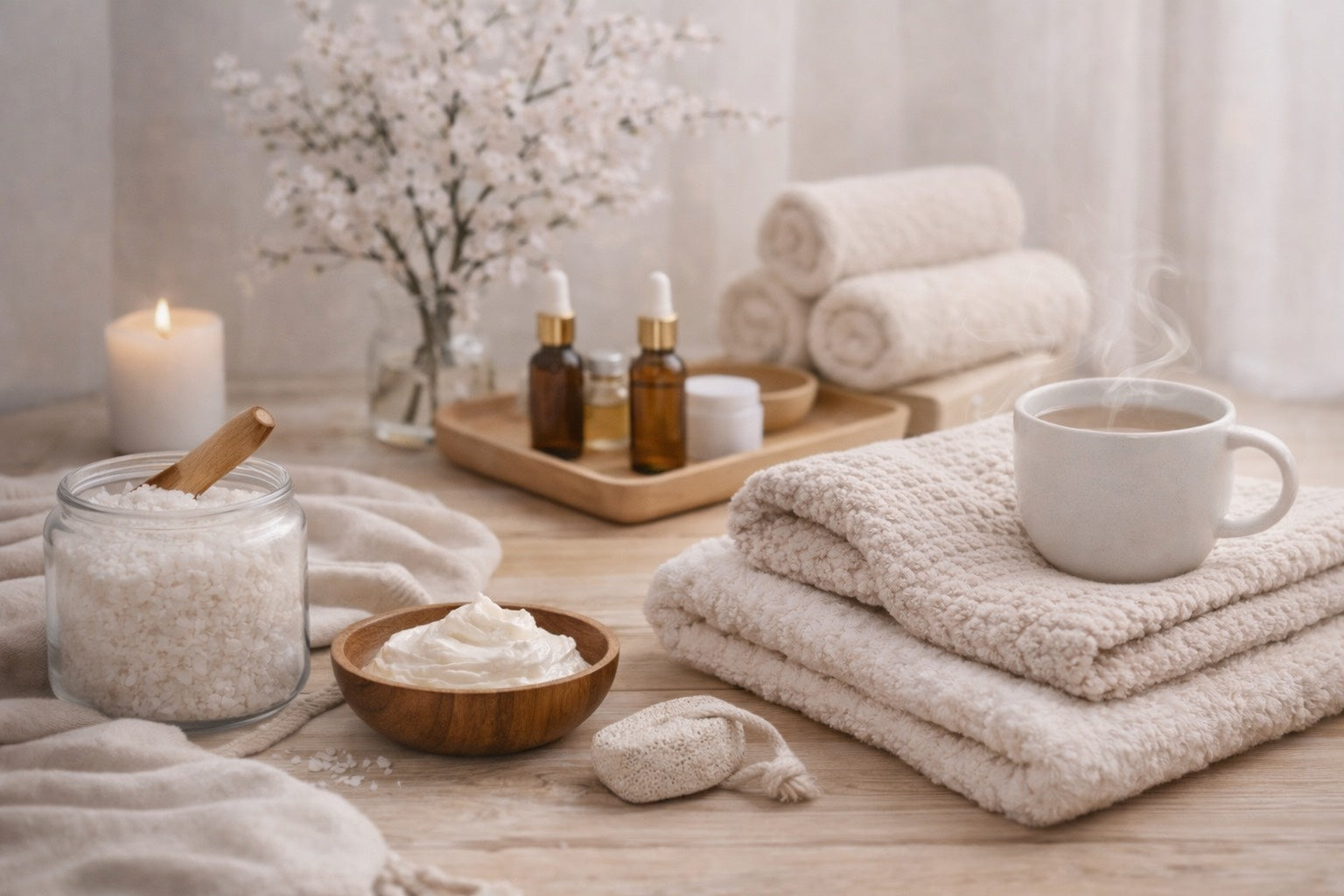 Rituel scandinave Hazellia, cocooning et douceur nordique dans une atmosphère apaisante.