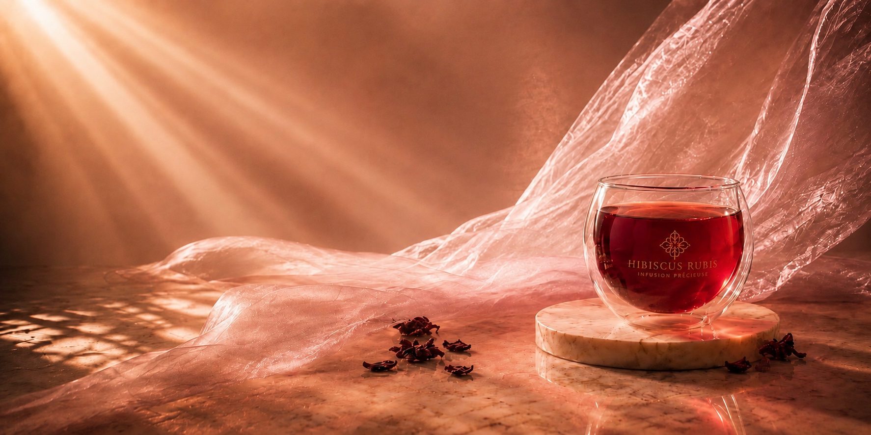 Rose Blood Incarnat - infusion hibiscus premium Maison Hazellia