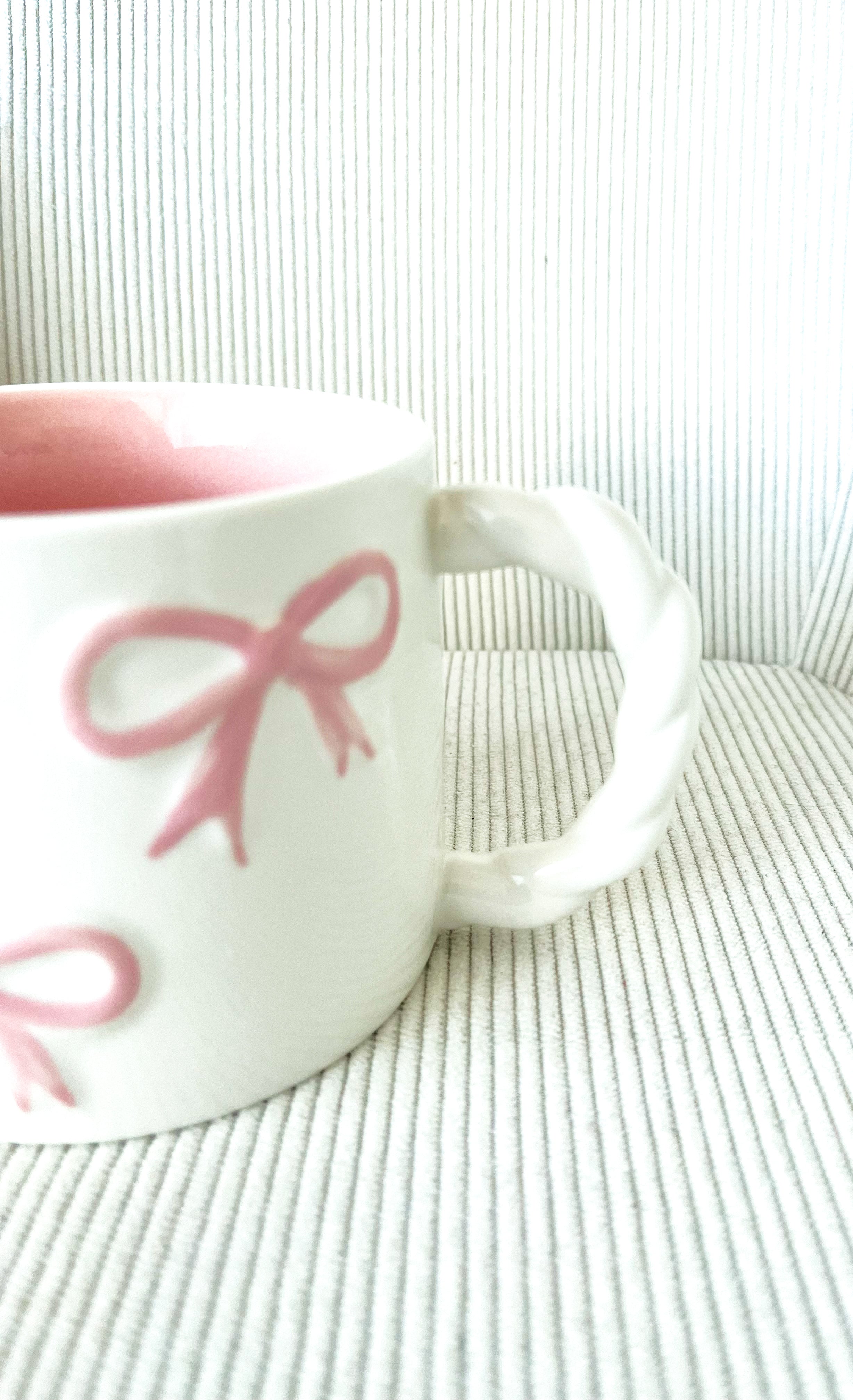 Ribbon Dream - Mug nœuds roses