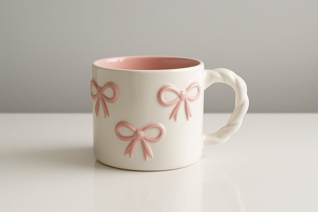 Ribbon Dream - Mug nœuds roses