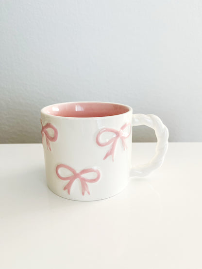 Ribbon Dream - Mug nœuds roses