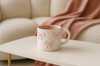 Ribbon Dream - Mug nœuds roses