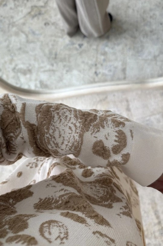 Ensemble cardigan tricot Floral