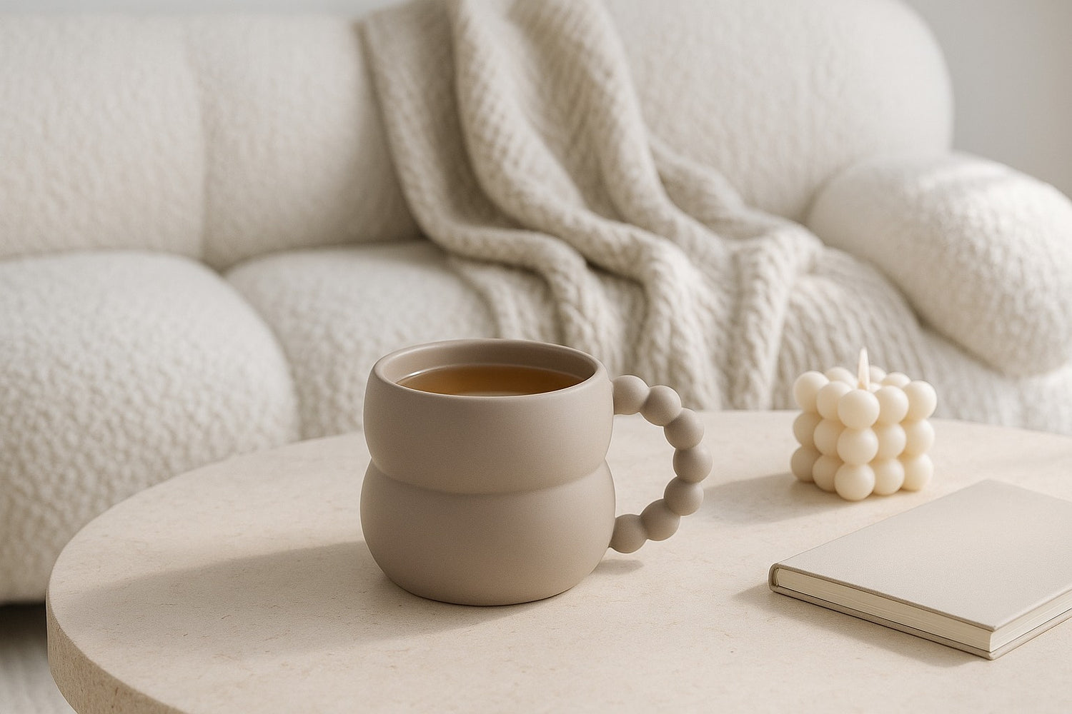 BUBBLE CHIC - Mug taupe