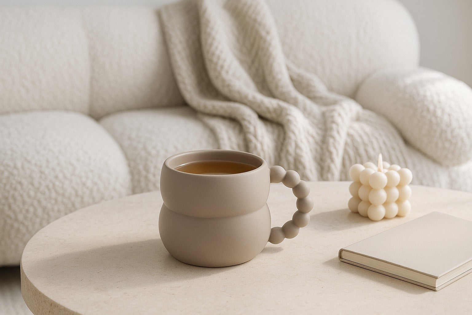 BUBBLE CHIC - Mug taupe