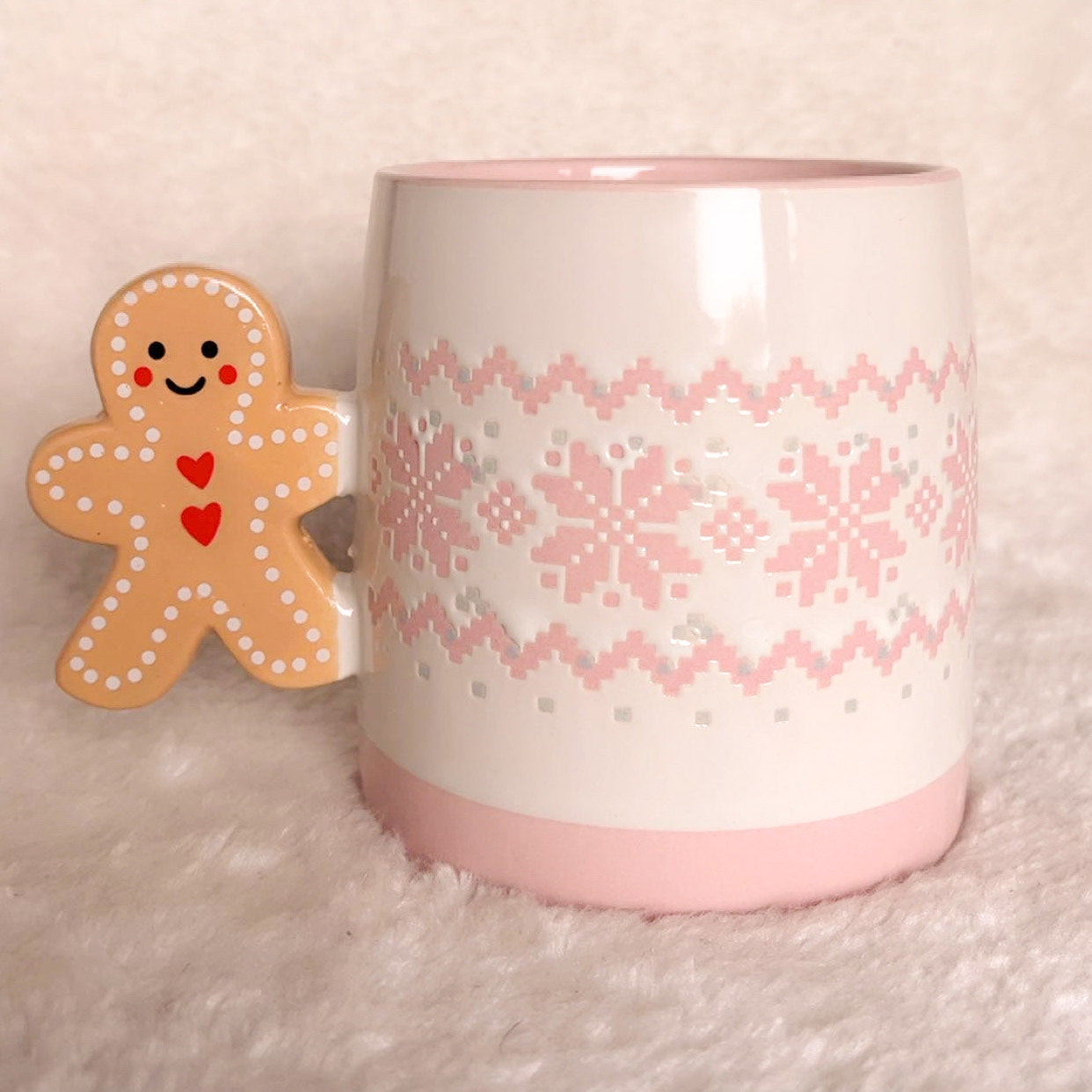 GINGER DARLING - Mug pain d’épices rose