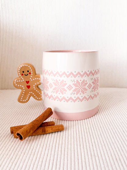 GINGER DARLING - Mug pain d’épices rose