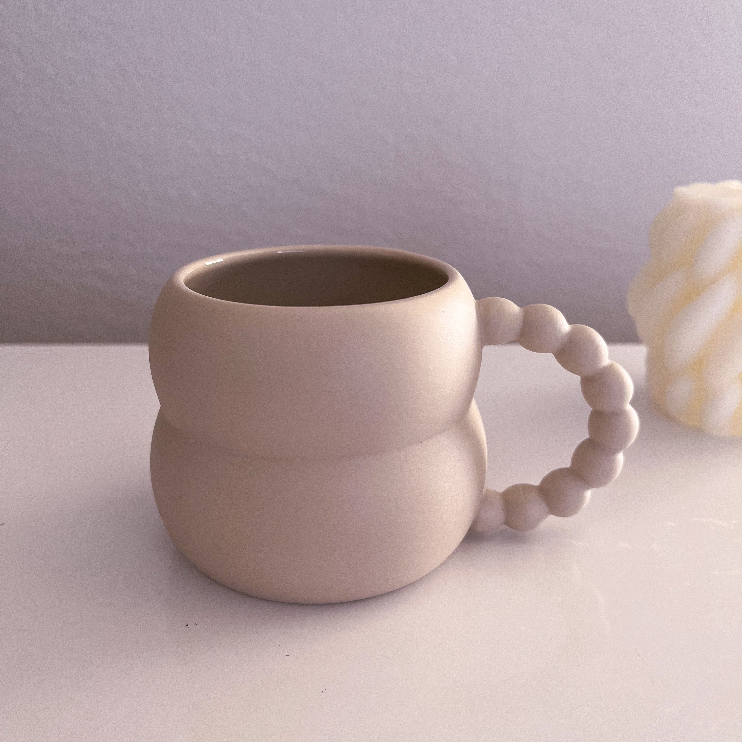 BUBBLE CHIC - Mug taupe